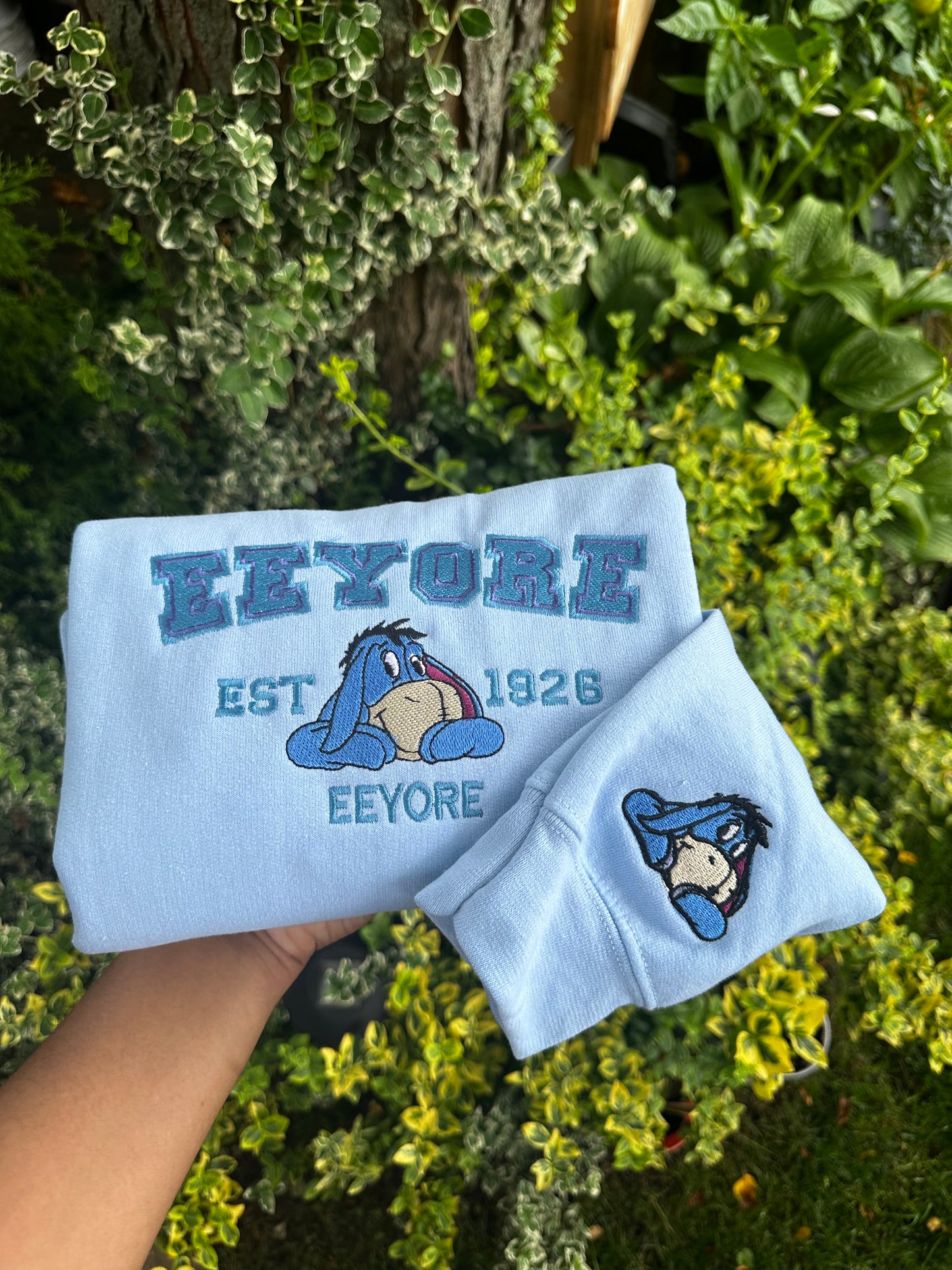 Eeyore Custom Embroidered sweatshirt – Size XL (Only One Available!)