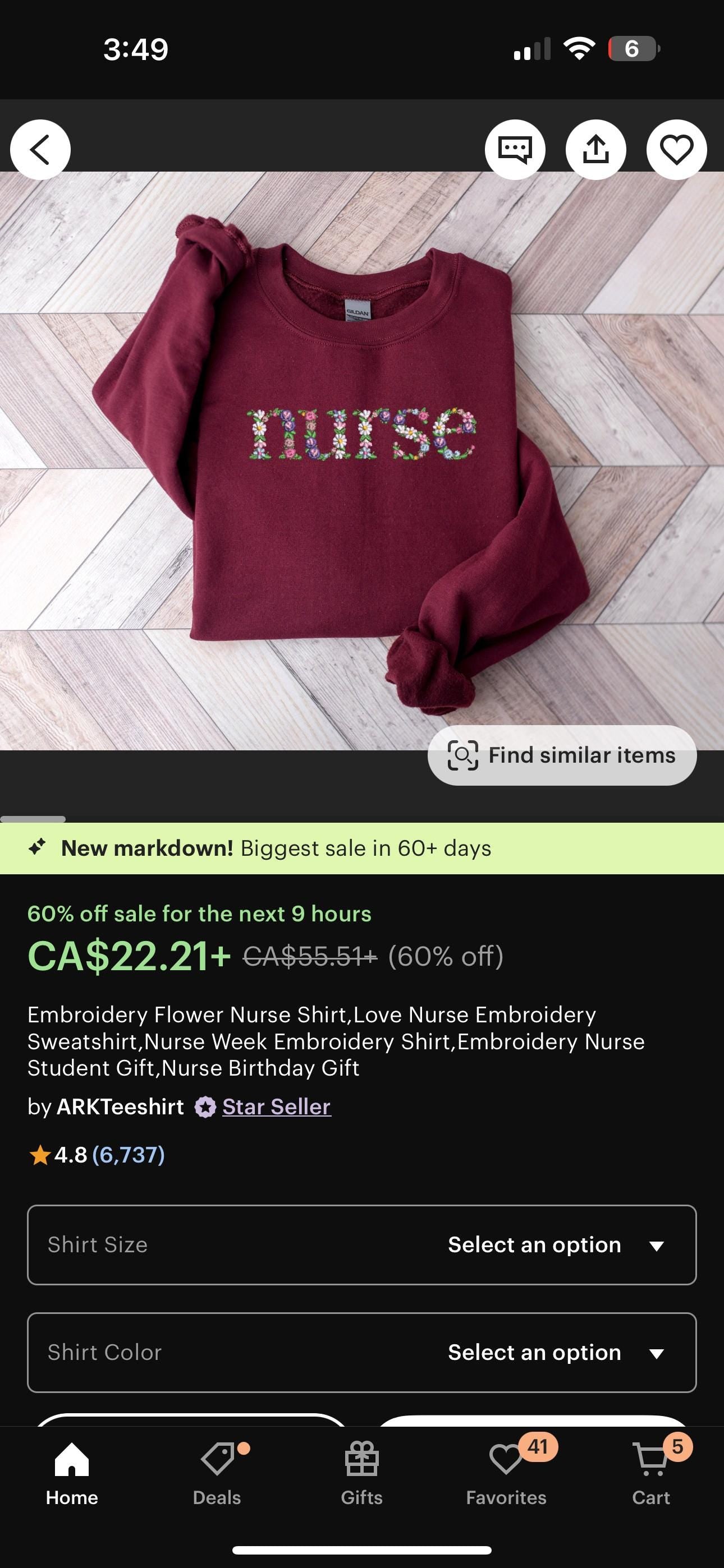 Best Friends Bear & Tiger Heart Embroidered Sweatshirt | Valentine Gift