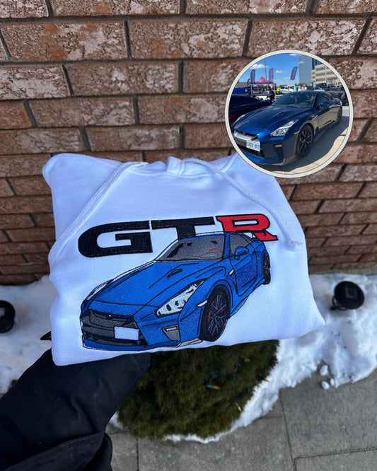 Christmas Gifts for Boyfriend, Custom Car Embroidered Hoodie, Car Lover Gift, Car Lover, Car Lover Gift, Father’s Day, Valentines Day gift