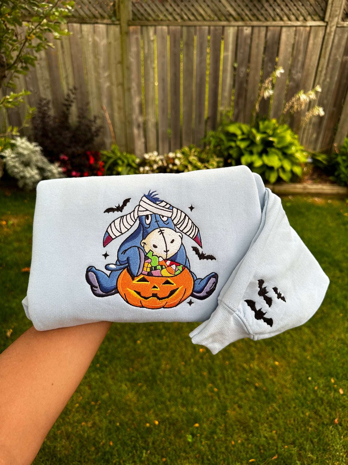 Eeyore Custom Embroidered sweatshirt
– Size small (Only One Available!)