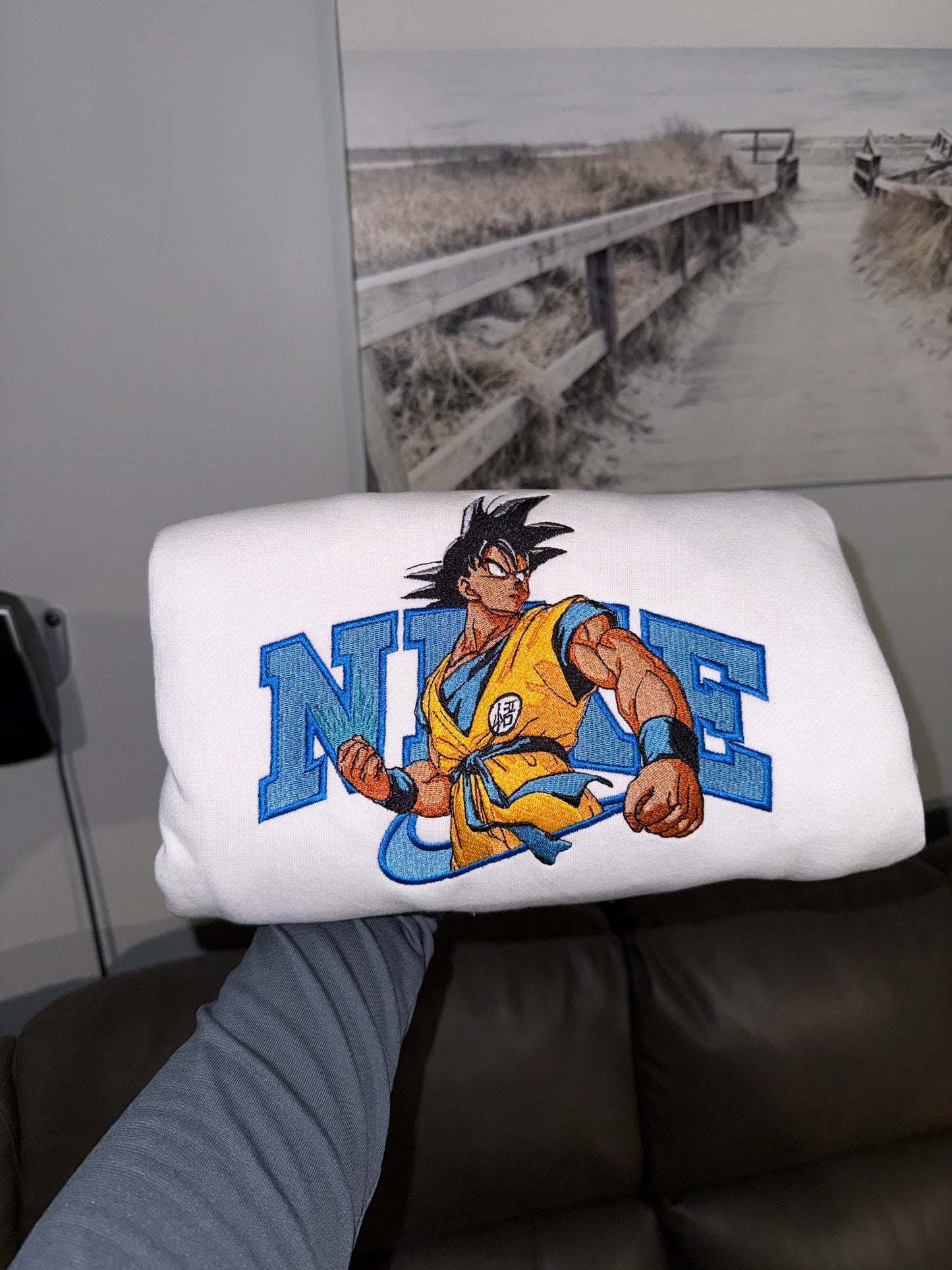 Dragon Custom Embroidered sweatshirt
– Size medium (Only One Available!)