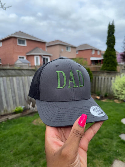 Personalized Dad Trucker Hat ,Custom Fathers Day Gift, New Dad Gift, Gift for Husband, Dad Birthday Gift,Papa Cap