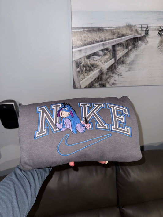 Eeyore Custom Embroidered sweatshirt
– Size small (Only One Available!)