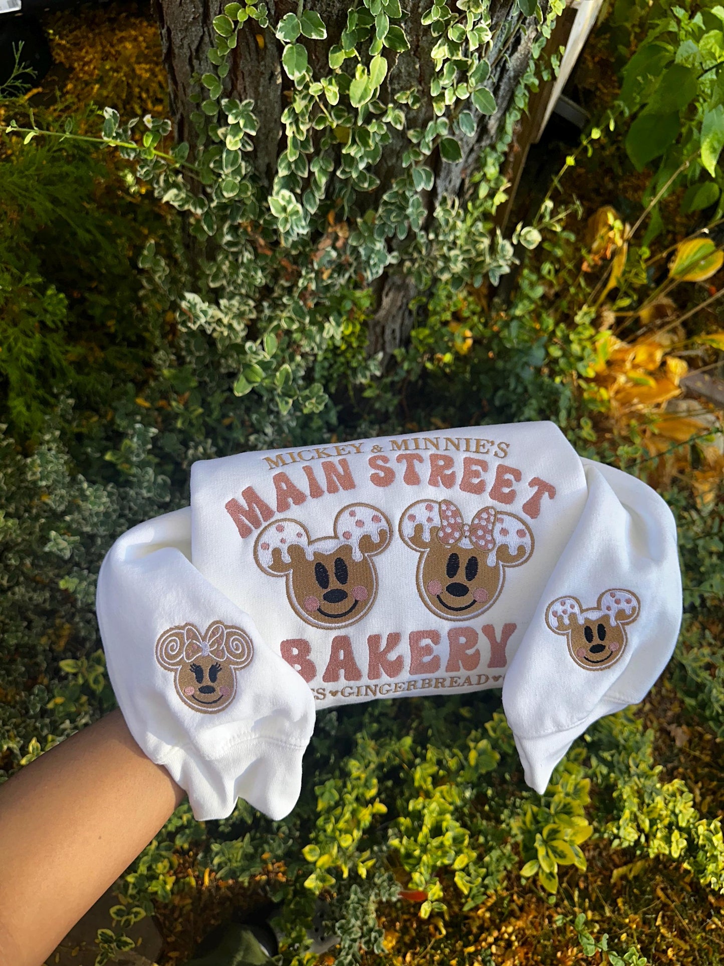 Gingerbread Bakery Embroidered Crewneck & Hoodie