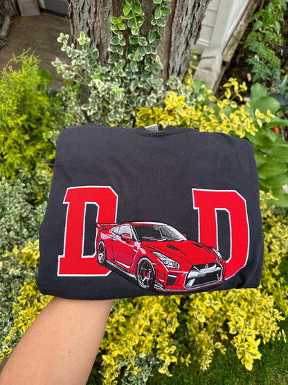 Personalized Dad Shirt with Car | Custom Car Dad Design