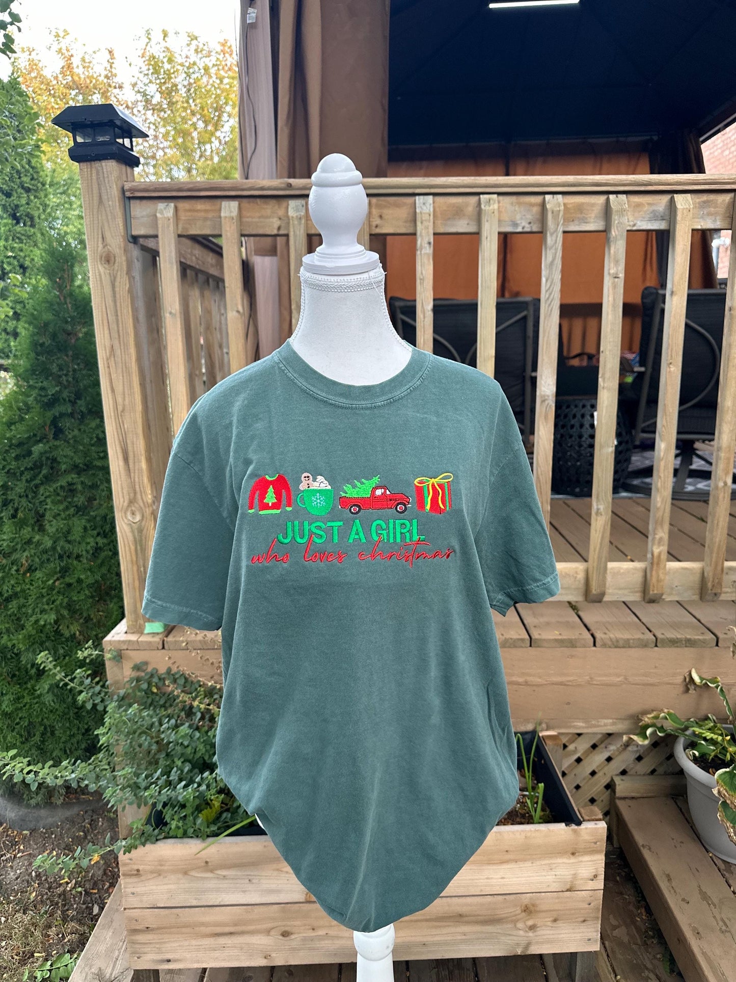 Just A Girl Who Loves Christmas Shirt, Christmas Sweatshirt, Christmas Party, Holiday Winter Shirt,Christmas Women Sweatshirt,Christmas Gift