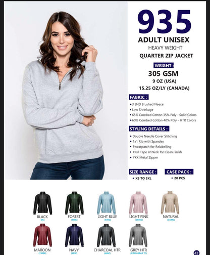 Custom RN Quarter Zip – Personalized Nurse Embroidered Pullover