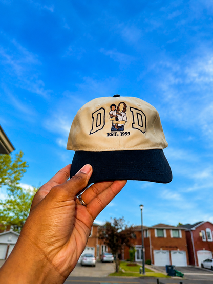 Custom Embroidered Dad Hat | Personalized Portrait