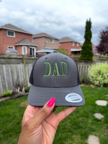 Personalized Dad Trucker Hat ,Custom Fathers Day Gift, New Dad Gift, Gift for Husband, Dad Birthday Gift,Papa Cap