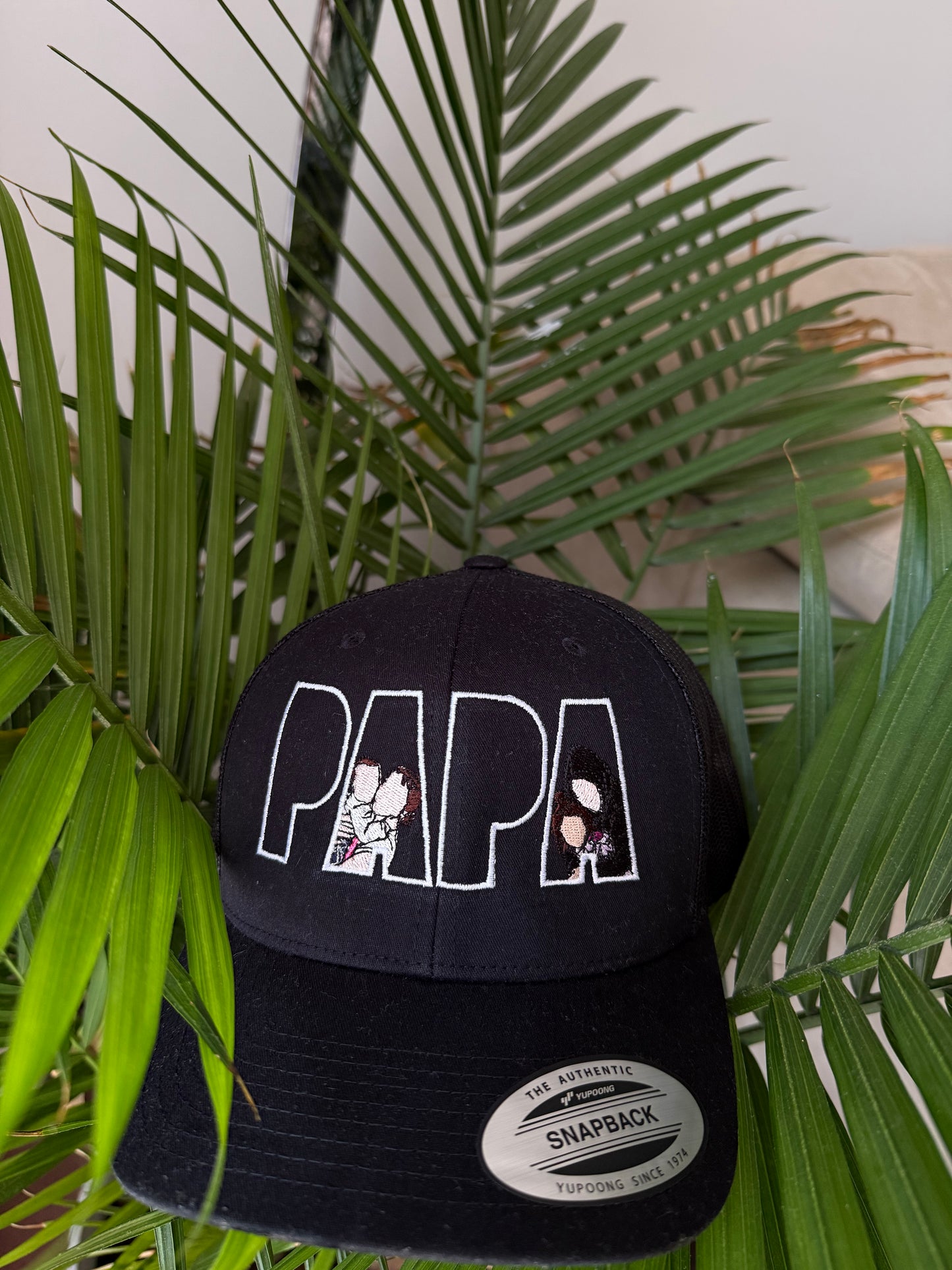 Custom Embroidered Papa Photo Hat