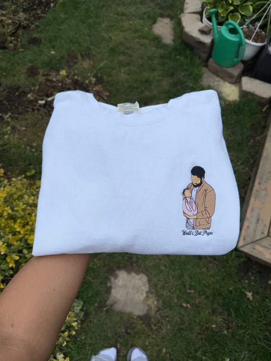 Custom Embroidered Mini Portrait
