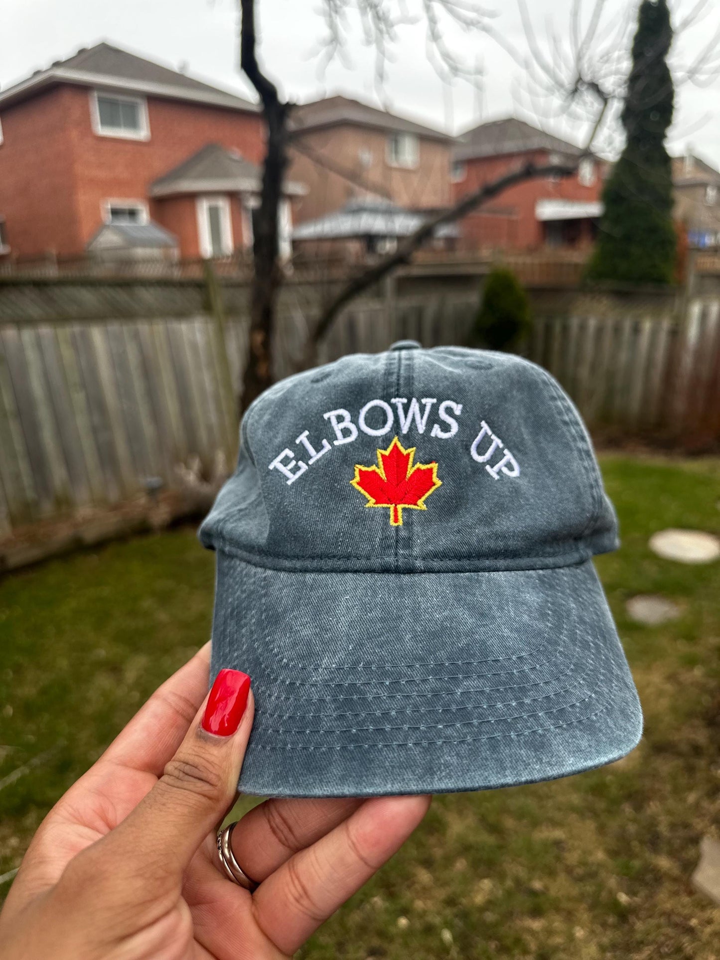 Embroidered Canada Hat for Men for Women, Elbows Up, Not for sale, Dad Cap , Not your 51st State, Adjustable Strap, Unisex Baseball Hat