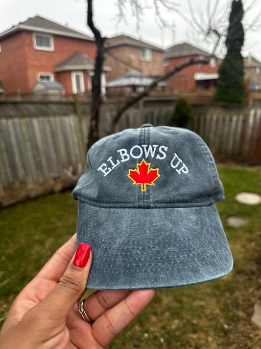 Embroidered Canada Hat for Men for Women, Elbows Up, Not for sale, Dad Cap , Not your 51st State, Adjustable Strap, Unisex Baseball Hat