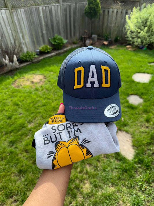 Personalized Dad Trucker Hat with Baby Onesie, Custom Fathers Day Gift, New Dad Gift, Gift for Husband, Dad Birthday Gift,Papa Cap