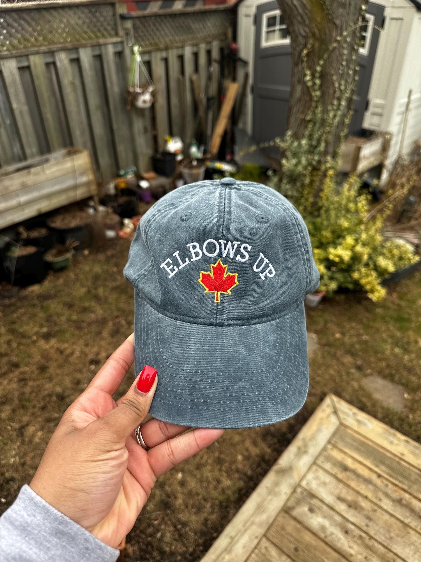 Embroidered Canada Hat for Men for Women, Elbows Up, Not for sale, Dad Cap , Not your 51st State, Adjustable Strap, Unisex Baseball Hat