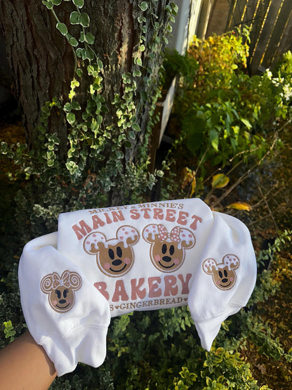 Gingerbread Bakery Embroidered Crewneck & Hoodie