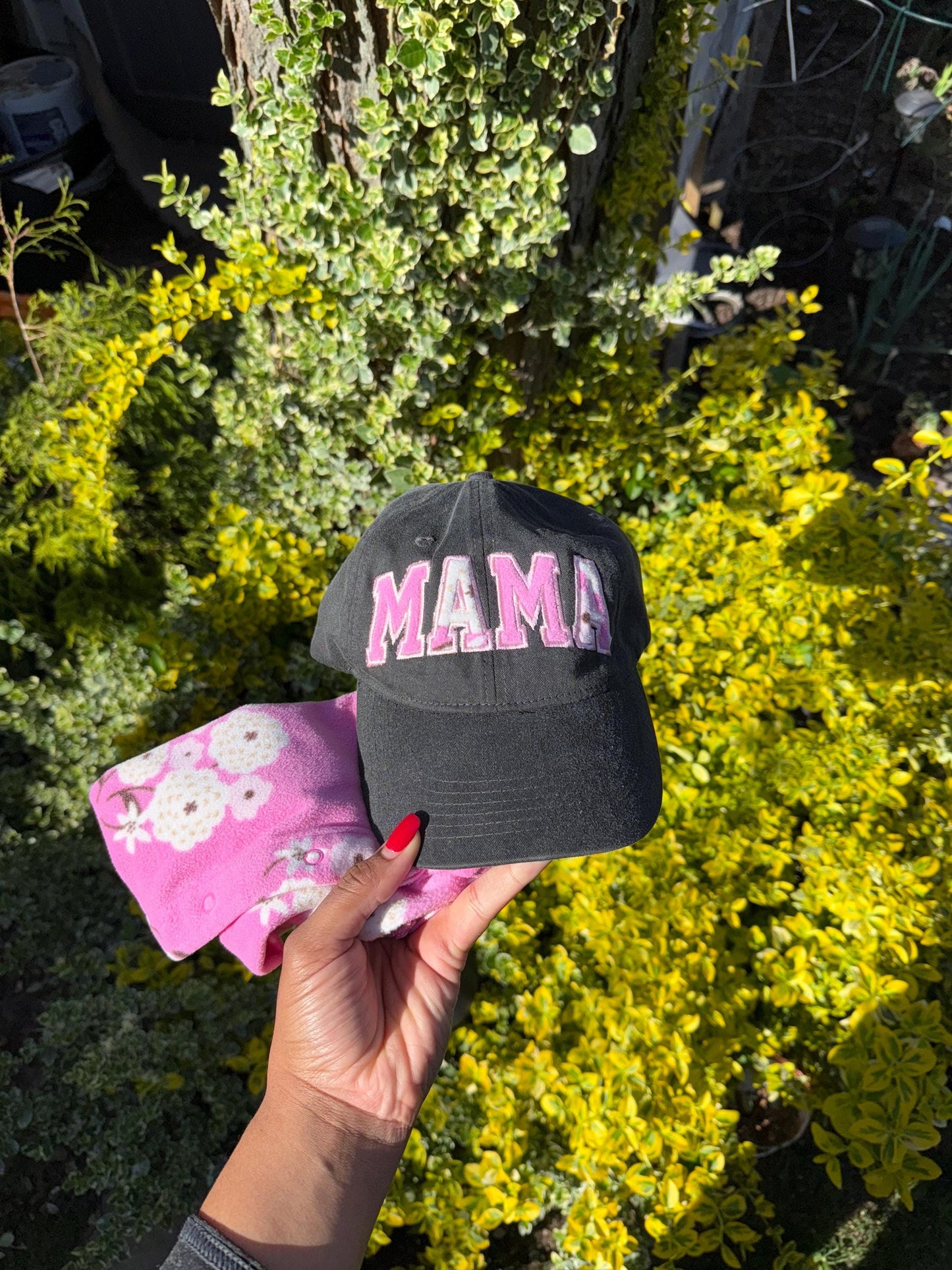 Custom Mama Hat Made from Baby Onesie | Keepsake Memory Hat | Personalized Embroidered Mom Hat | Sentimental Baby Gift | Mama Gift Idea