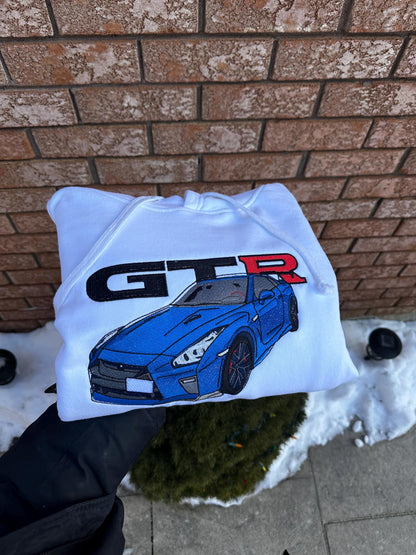 Christmas Gifts for Boyfriend, Custom Car Embroidered Hoodie, Car Lover Gift, Car Lover, Car Lover Gift, Father’s Day, Valentines Day gift