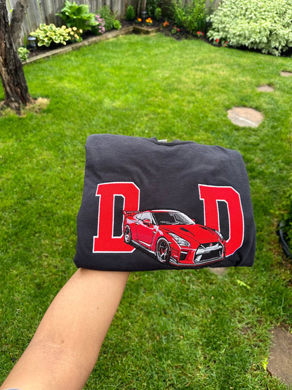 Personalized Dad Shirt with Car | Custom Car Dad Design