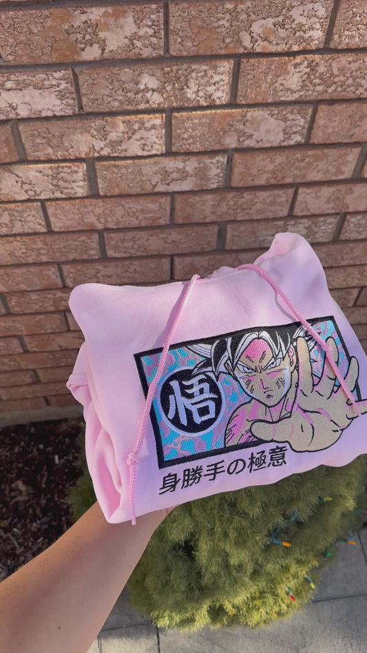 Dragon Ball Z Custom Embroidered Hoodie 
– Size 2X and SMALL(Only One Available!)